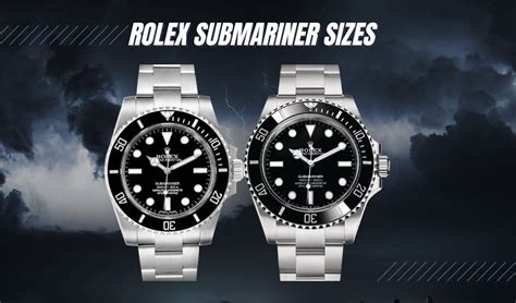 Rolex submariner size